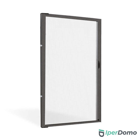 Zanzariera a rullo riducibile porta finestra Roll Side 32 - 150x250 cm (LxH) - Grigio mix