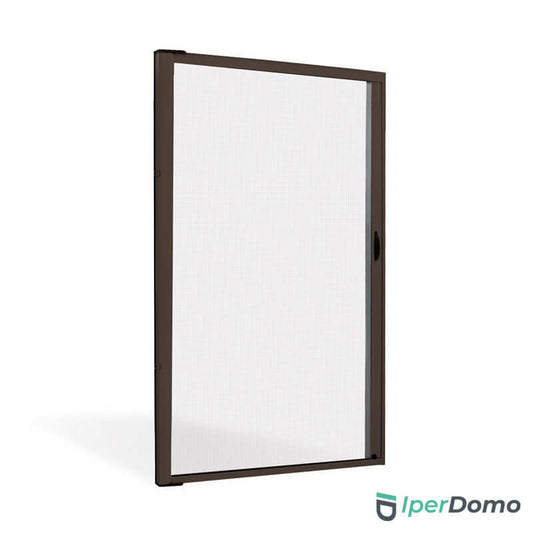 Zanzariera a rullo riducibile porta finestra Roll Side 42 - 160x250 cm (LxH) - marrone ral 8017