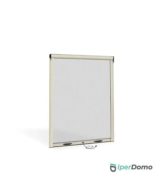 Zanzariera a rullo riducibile per finestra Roll Net 32 - 120x160 cm (LxH) - Avorio 1013