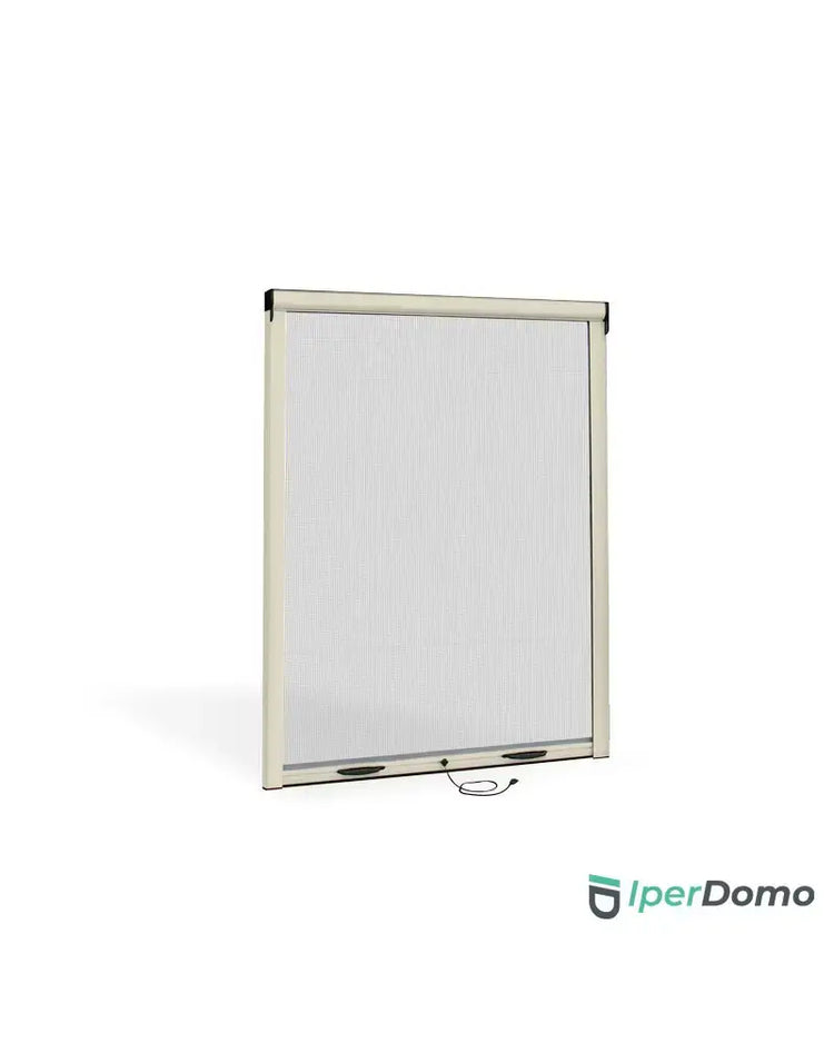 Zanzariera a rullo riducibile per finestra Roll Net 32 - 100x160 cm (LxH) - Avorio 1013