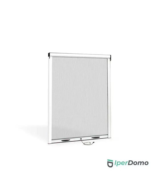 Zanzariera a rullo riducibile per finestra - Roll Net 32 - 80x140 cm (LxH) - bianco ral 9010