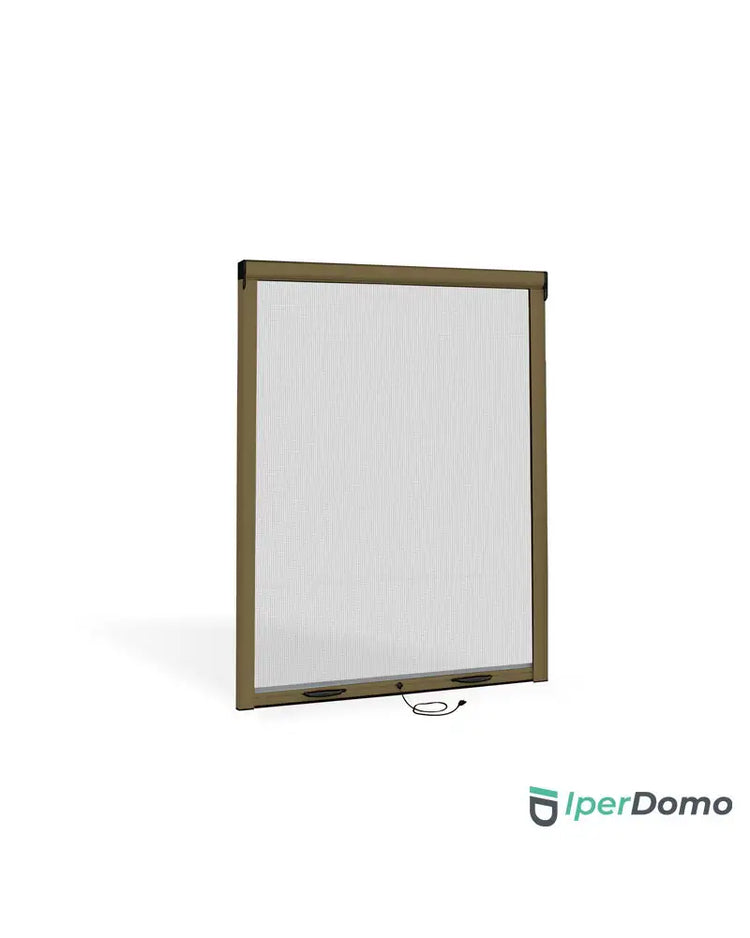 Zanzariera a rullo riducibile per finestra Roll Net 32 - 80x140 cm (LxH) - bronzo