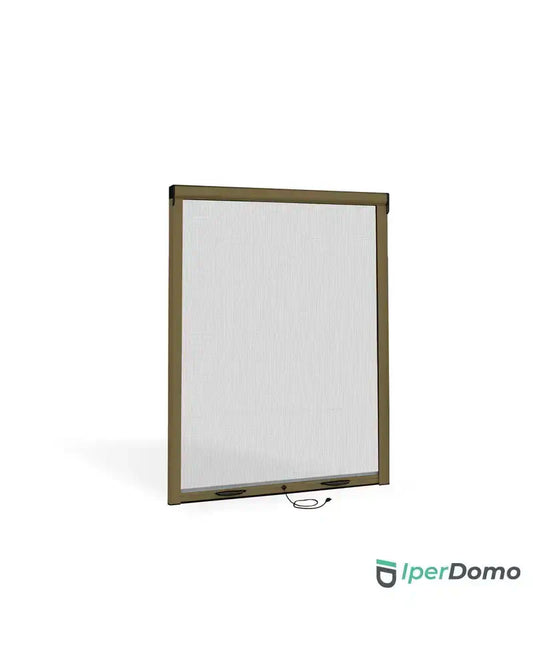 Zanzariera a rullo riducibile per finestra Roll Net 32 - 120x160 cm - bronzo