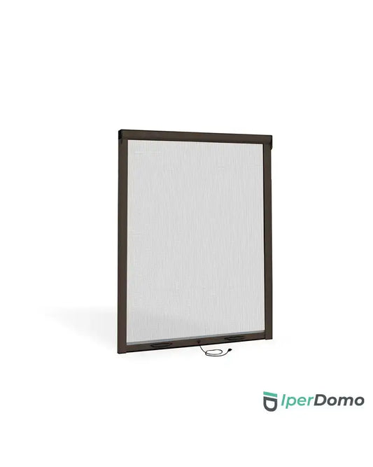 Zanzariera a rullo riducibile per finestra Roll Net 42 - 100x170 cm (LxH) - marrone ral 8017