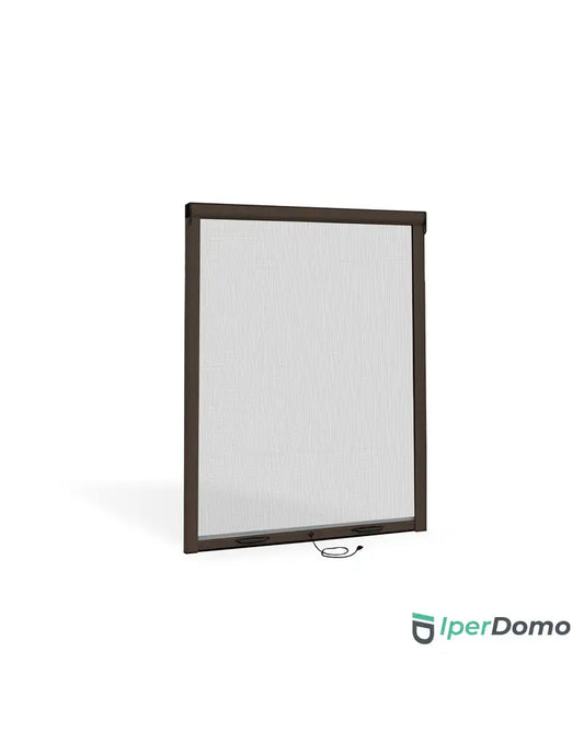 Zanzariera a rullo riducibile per finestra Roll Net 32 - 80x160 cm (LxH) - Marrone 8017