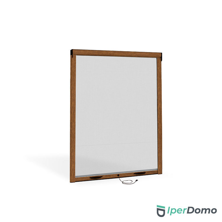 Zanzariera a rullo riducibile per finestra Roll Net 32 - 80x140 cm (LxH) - Renolit Chiaro