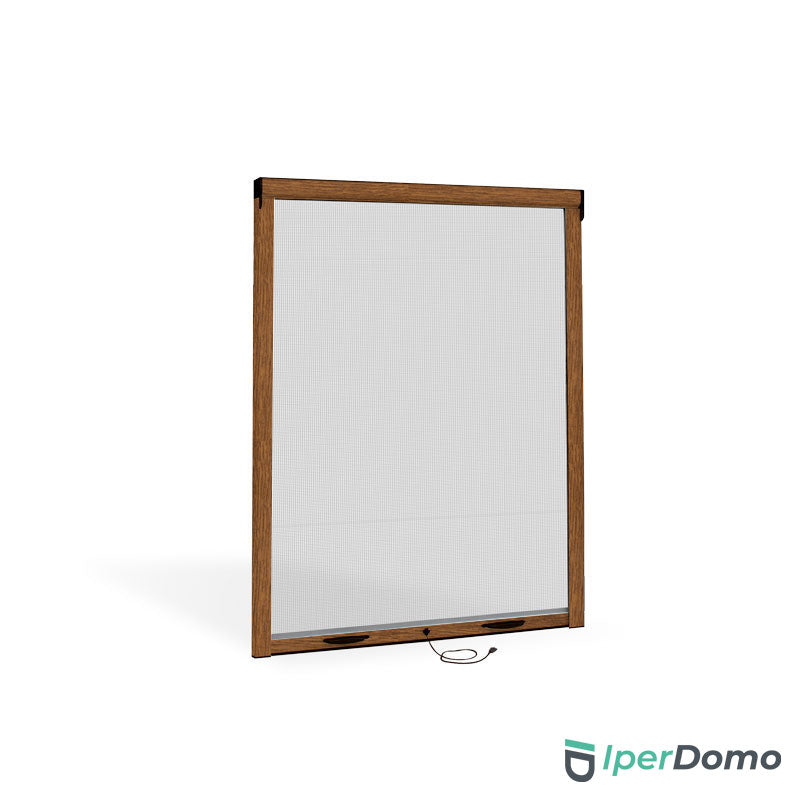 Zanzariera a rullo riducibile per finestra Roll Net 32 - 80x140 cm (LxH) - Renolit Chiaro