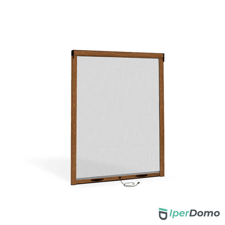 Zanzariera a rullo riducibile per finestra Roll Net 32 - 80x140 cm (LxH) - Renolit Chiaro