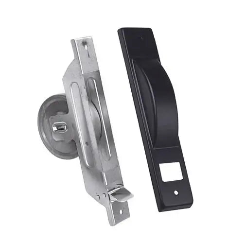 Avvolgitore semincasso interasse 165 per 6 m con placca nera