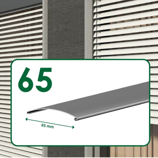 Frangisole guidato con lamelle da 65mm (C65)