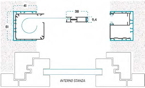 Zanzariera Tosca L con Kit da Incasso