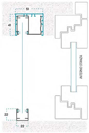 Zanzariera Tosca L con Kit da Incasso