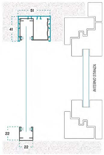 Zanzariera Tosca L con Kit da Incasso