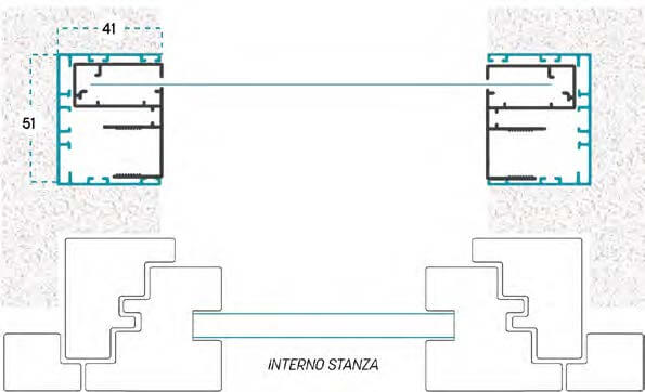 Zanzariera Vania V con Kit da Incasso