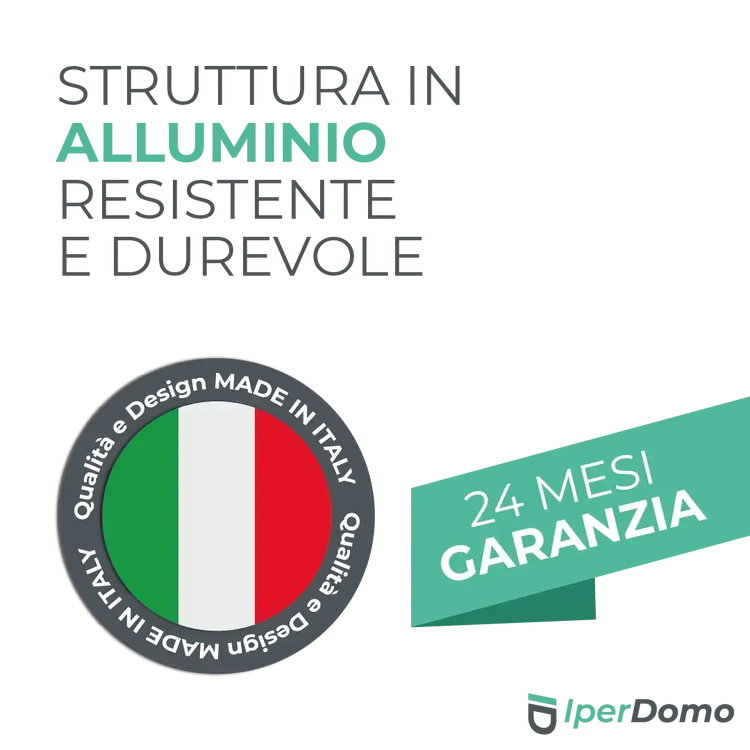Zanzariera a rullo riducibile porta Finestra Roll Side 42 - 178x250 cm (LXH) - frizione slow - Verde 6005 opaco