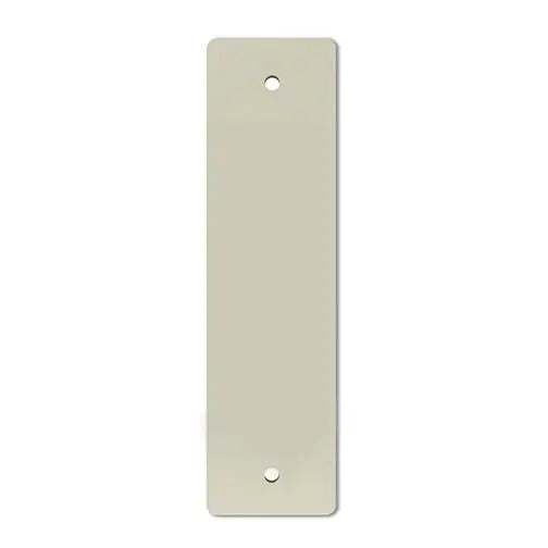 Placca cieca in alluminio composito 165 avorio