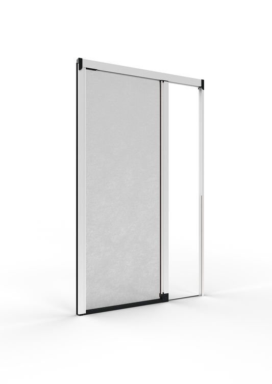 Zanzariera laterale Proxima con guida mobile a scomparsa e installazione a pressione (senza Fori)