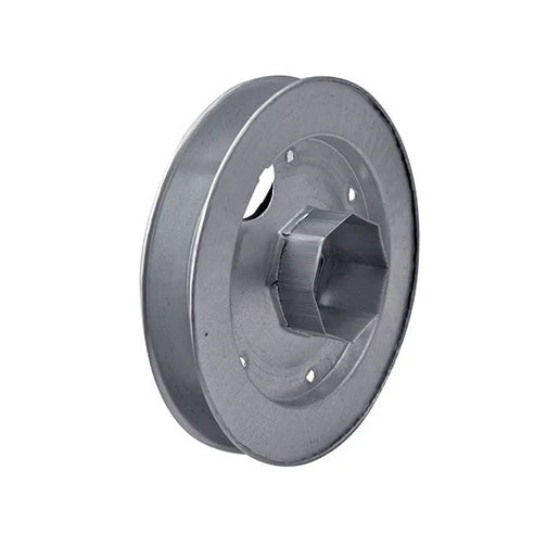 Puleggia in ferro zincato per rullo da 60 mm - diametro 180 mm