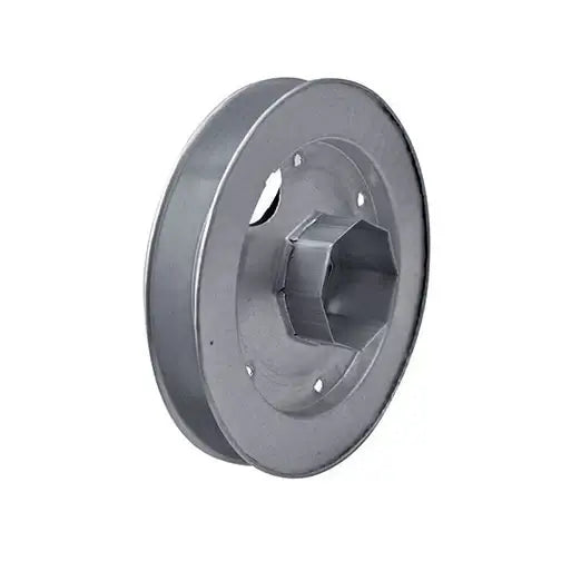 Puleggia in ferro zincato per rullo da 60 mm - diametro 180 mm