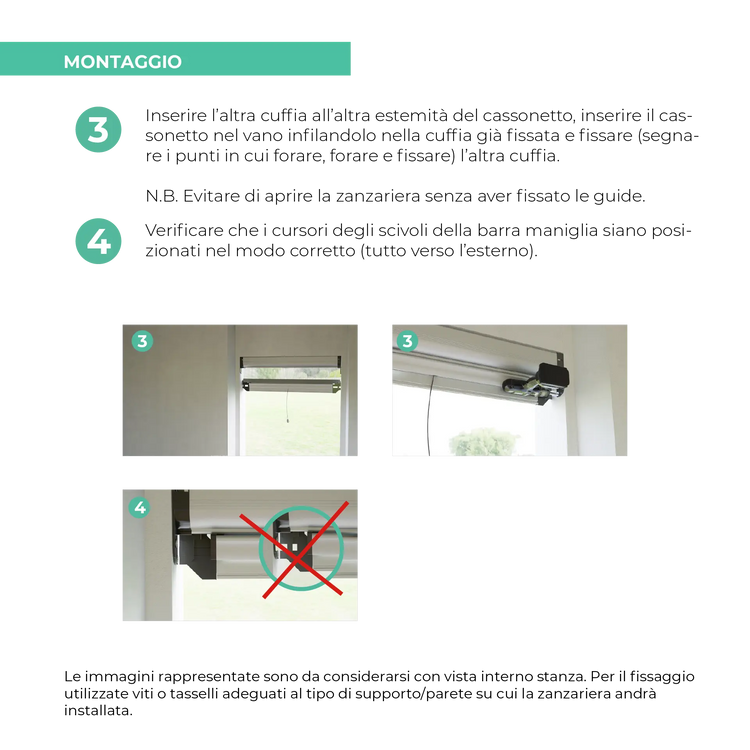 Zanzariera Brezza - Brevetto Antivento Italiano