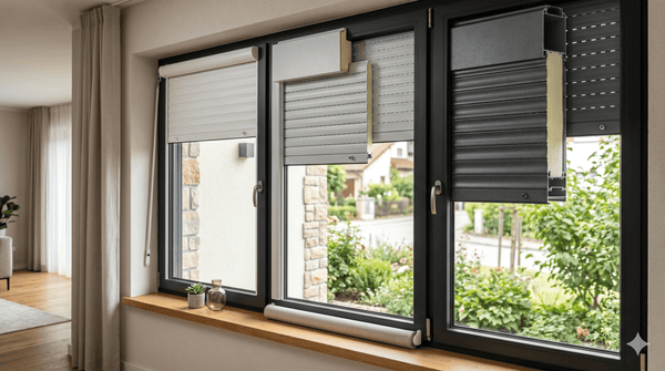 tapparelle in pvc alluminio e acciaio a confronto su finestra di casa