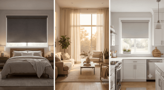 Tende diverse per ogni stanza della casa — camera da letto, soggiorno e cucina, guida IperDomo