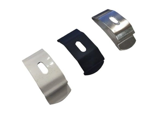 Clip di ancoraggio per tende verticali a bande