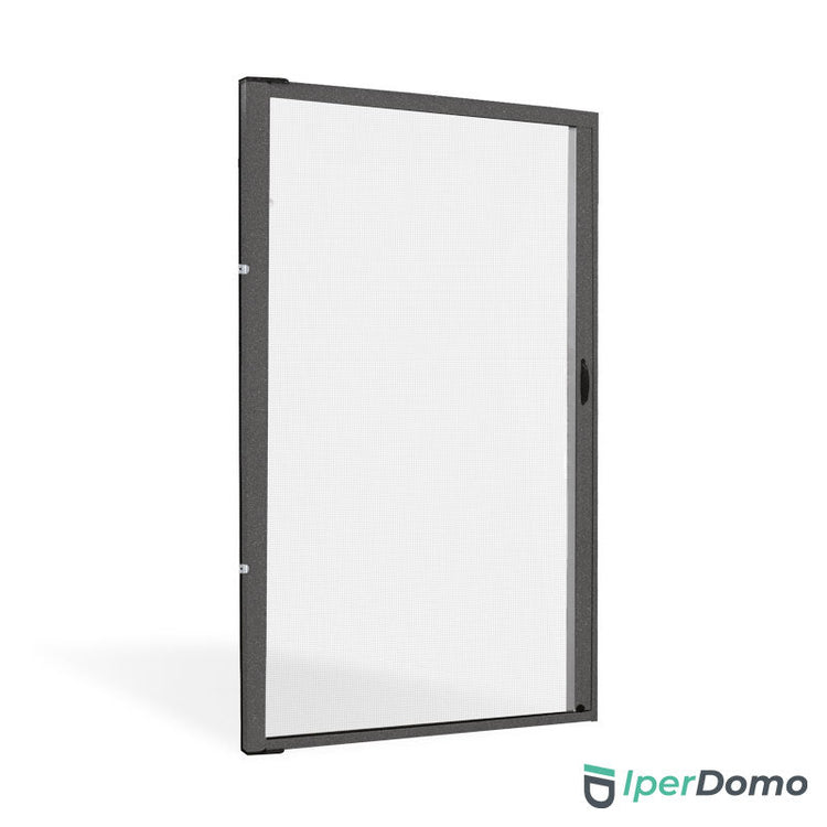 Zanzariera a rullo riducibile porta finestra Roll Side 32 - 150x250 cm (LxH) - Grigio mix