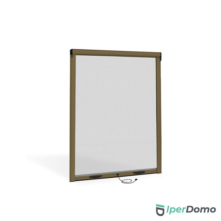 Zanzariera a rullo riducibile Roll Net 42 - 80x170 cm (LxH) - bronzo