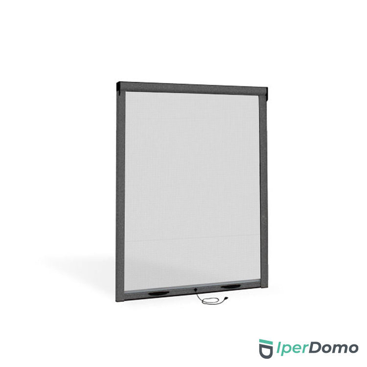 Zanzariera a rullo riducibile Roll Net 32 - 140x140 cm (LxH) - Grigio mix