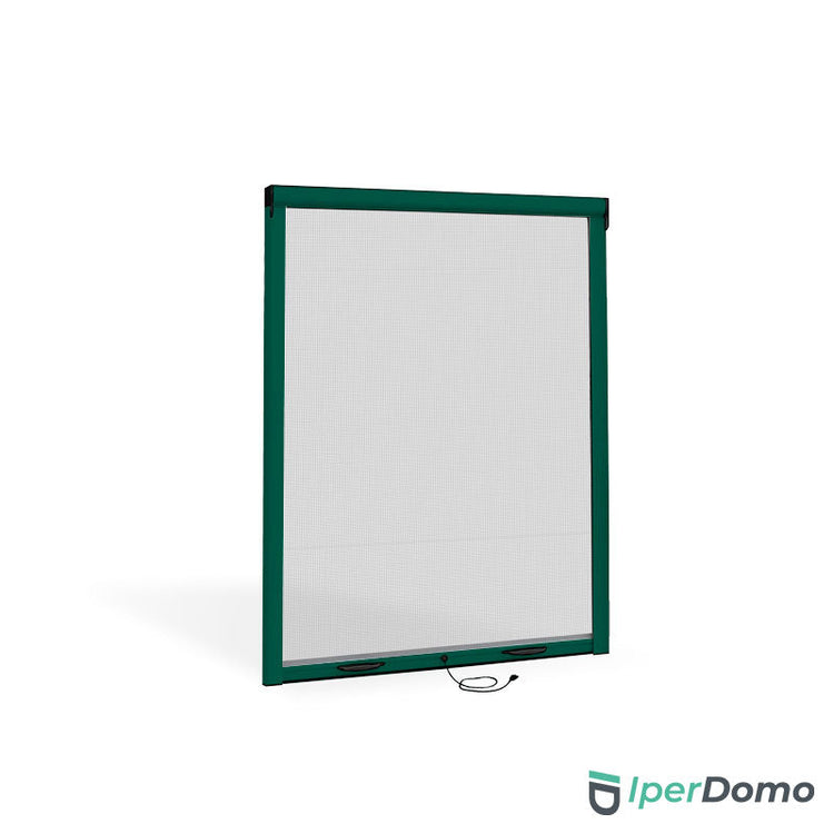 Zanzariera a rullo riducibile Roll Net 42 - 120x170 cm (LxH) - Verde 6005 opaco