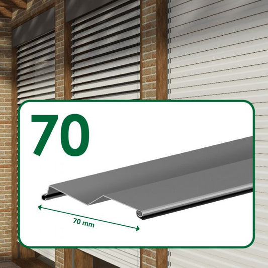 Frangisole guidato con lamelle da 70mm (Z70)