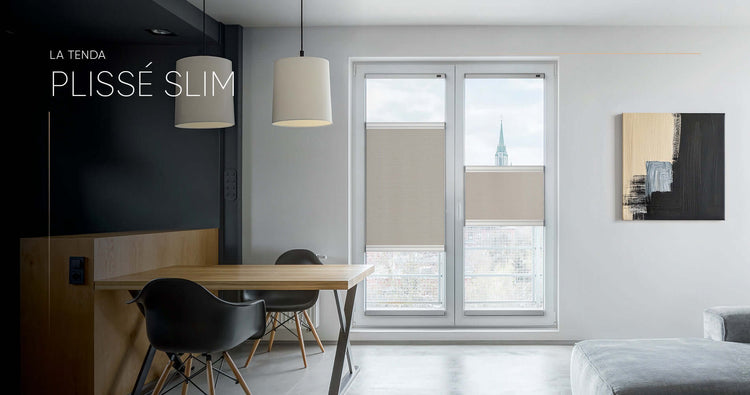 Tenda Biadesiva Plissè Slim